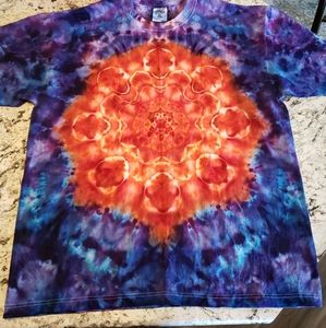 Hand-made tie-dye T-shirt